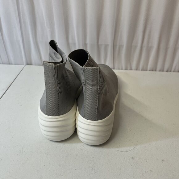 BRASH Women's Size 12M Gray Sock Wedge Slip On Sneaker Bootie - Picture 4 of 7